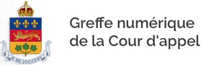 Greffe numérique de la Cour d'appel du Québec